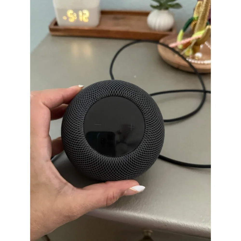 Apple HomePod mini Space Gray A2374 Smart Speaker Siri WiFi Bluetooth Tested